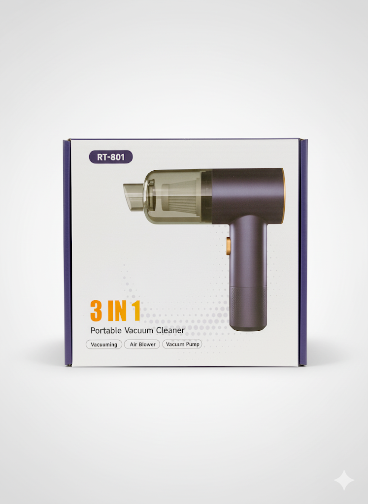 3-in-1 Handheld Cordless Vacuum - 16000PA Powerful Suction | Exquisite Deal Shop