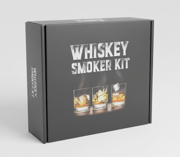 Electric Whiskey Smoker Kit - Rechargeable Cocktail Smoker with 6 Wood Chips