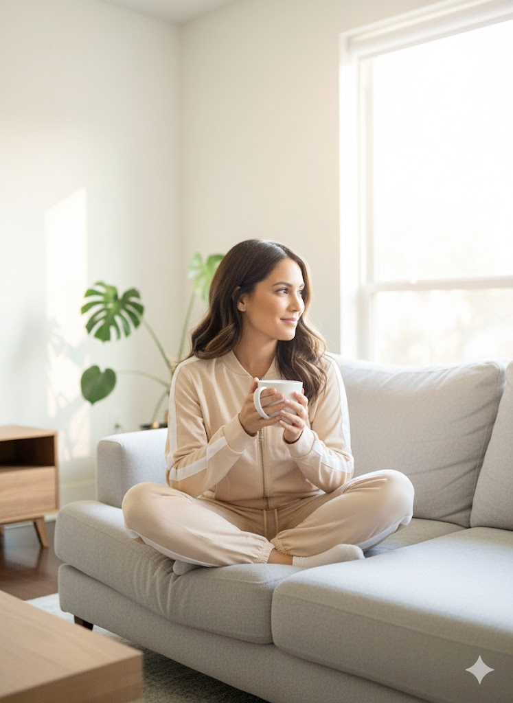 Totatuit Women's Sweat Suit Medium - Comfortable Athleisure Set