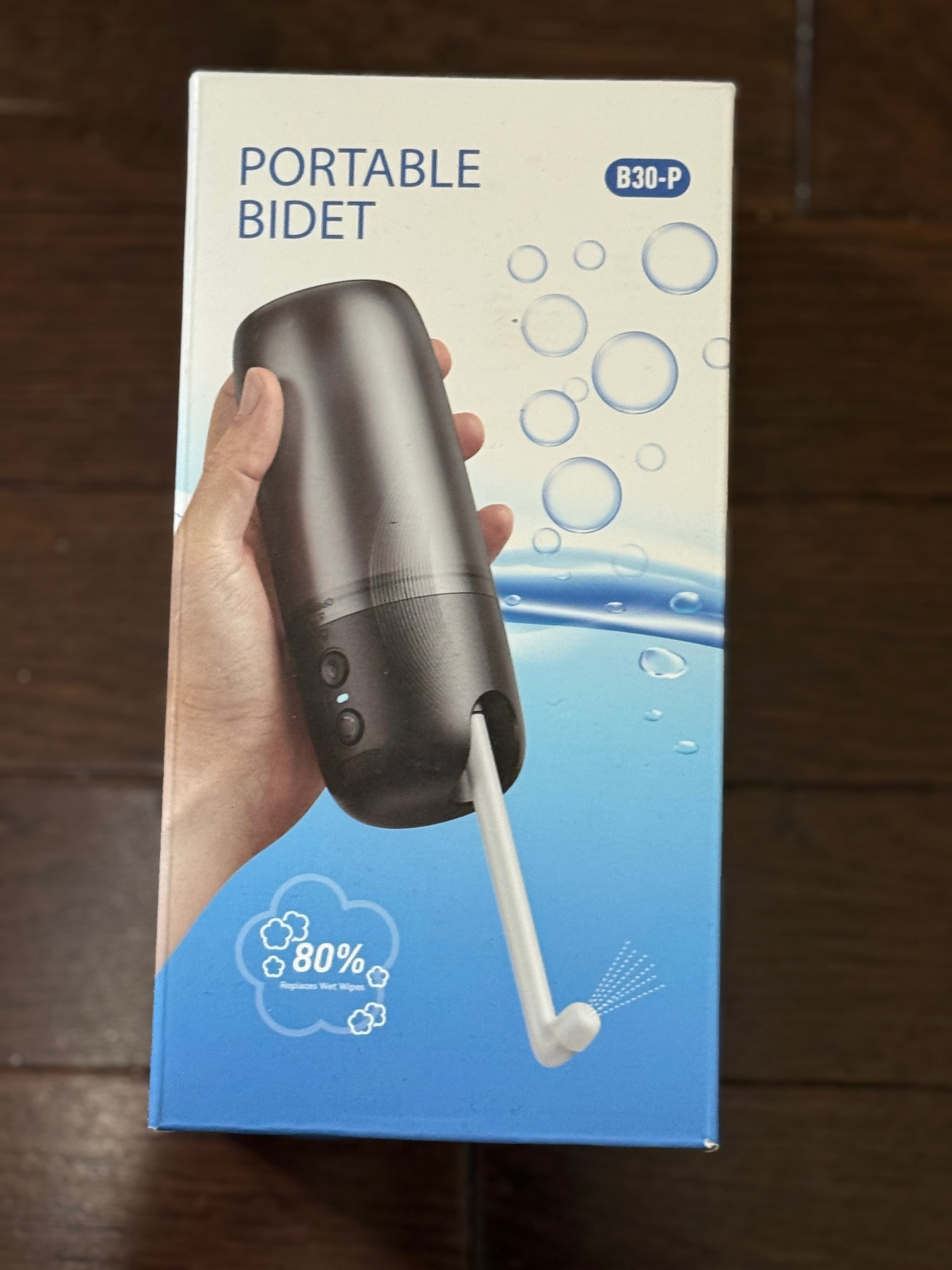 Portable Bidet B30-P Black -  Personal Hygiene Travel Bidet 250ml