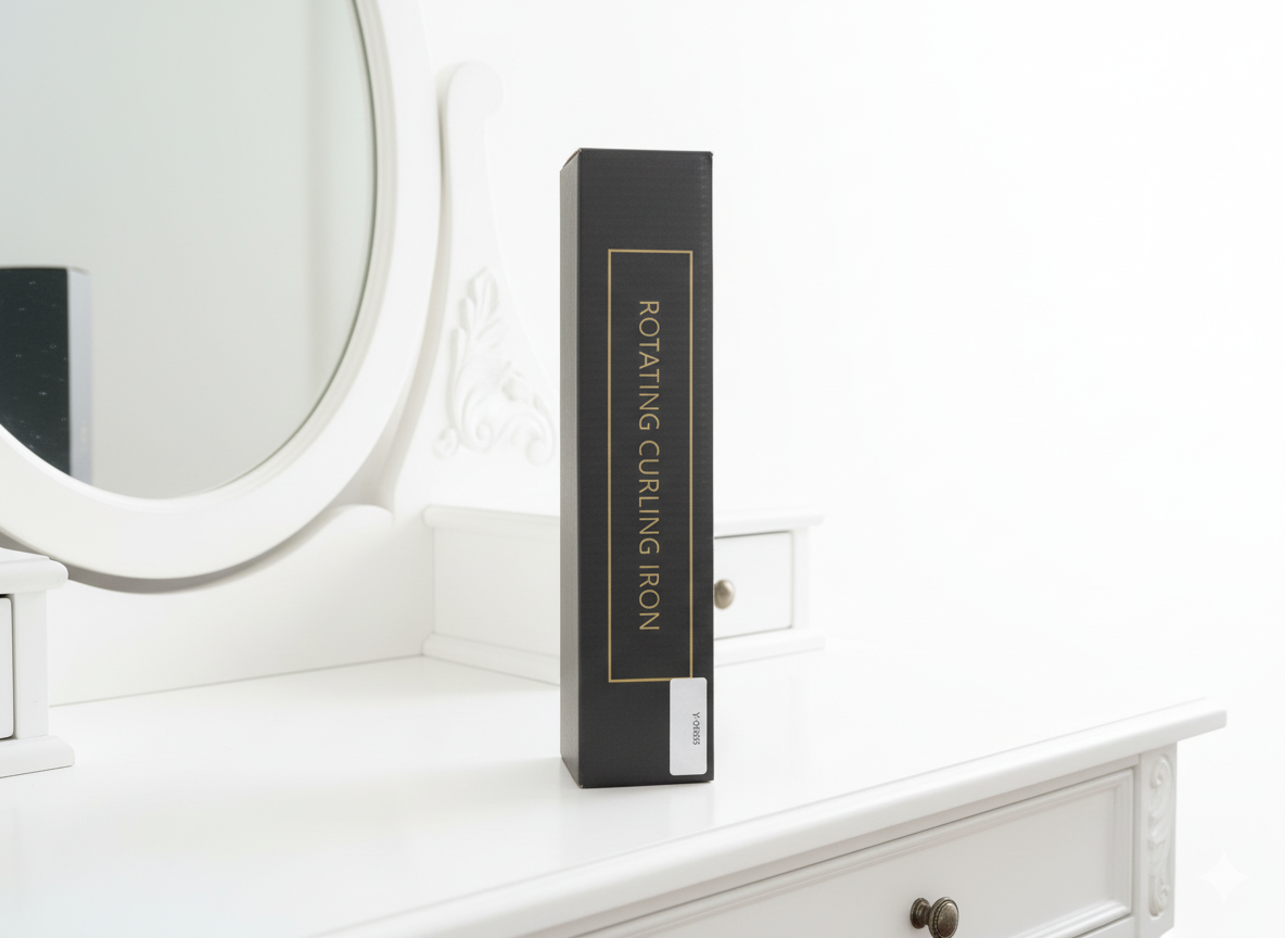 Automatic Rotating Curling Iron for Thin Fine Hair - Beach Waves Hair Curler with Heat Protection