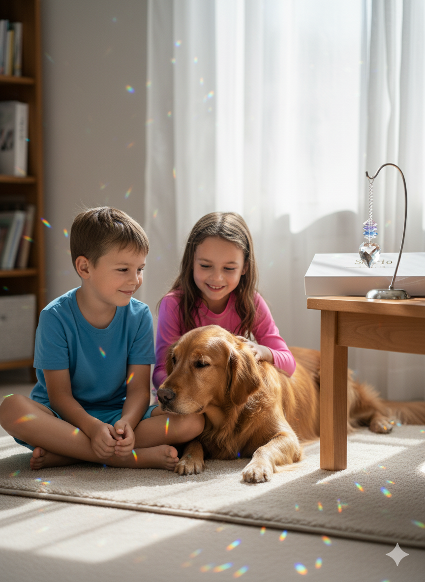 Dog Memorial Suncatcher - Beautiful Pet Remembrance Gift | Shatio