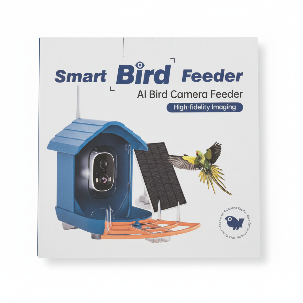 Smart Bird Feeder with AI Camera - HD Bird Watching & Species Identification