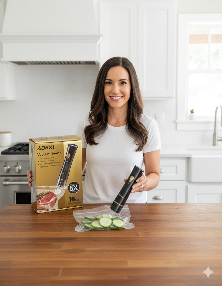AOSKI Vacuum Sealer Machine - Compact Food Preservation System