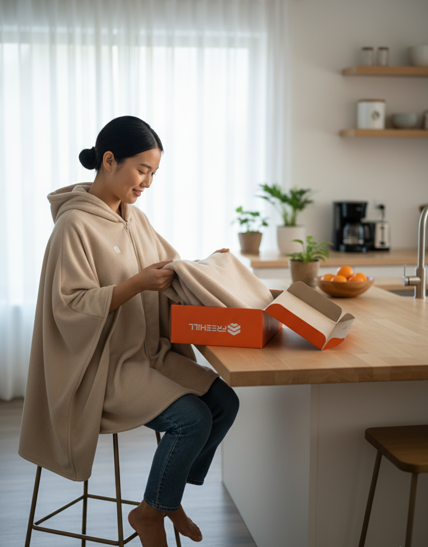 Freehill Heated Electric Blanket - Ultra Soft with Temperature Control & Safety Features