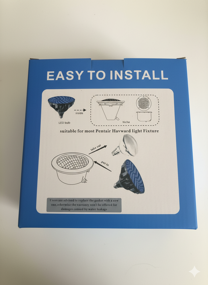 Pool Light Bright LED RG - Waterproof Ground Pool Lighting