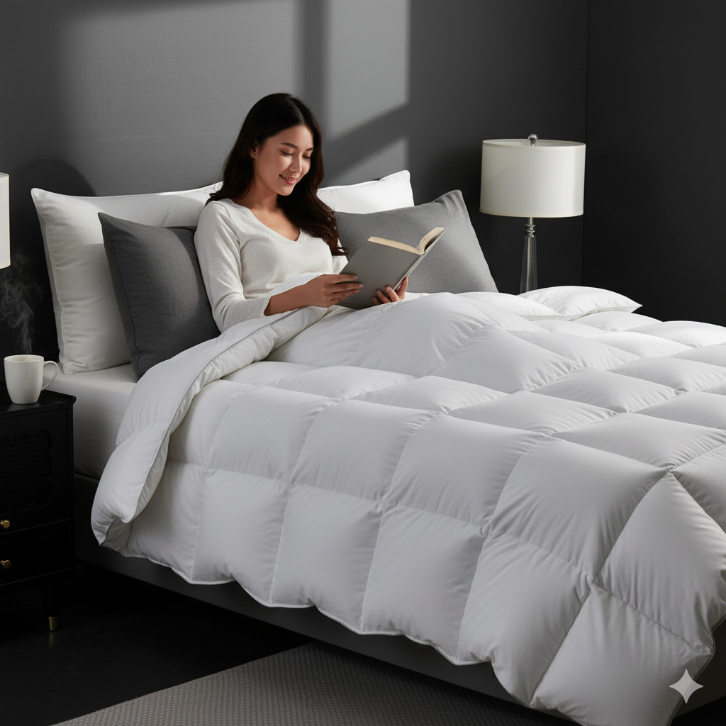 Yalamila California King Comforter 104" x 96" | Feather Down Fiber Fill | OEKO-TEX® Certified | All-Season Use