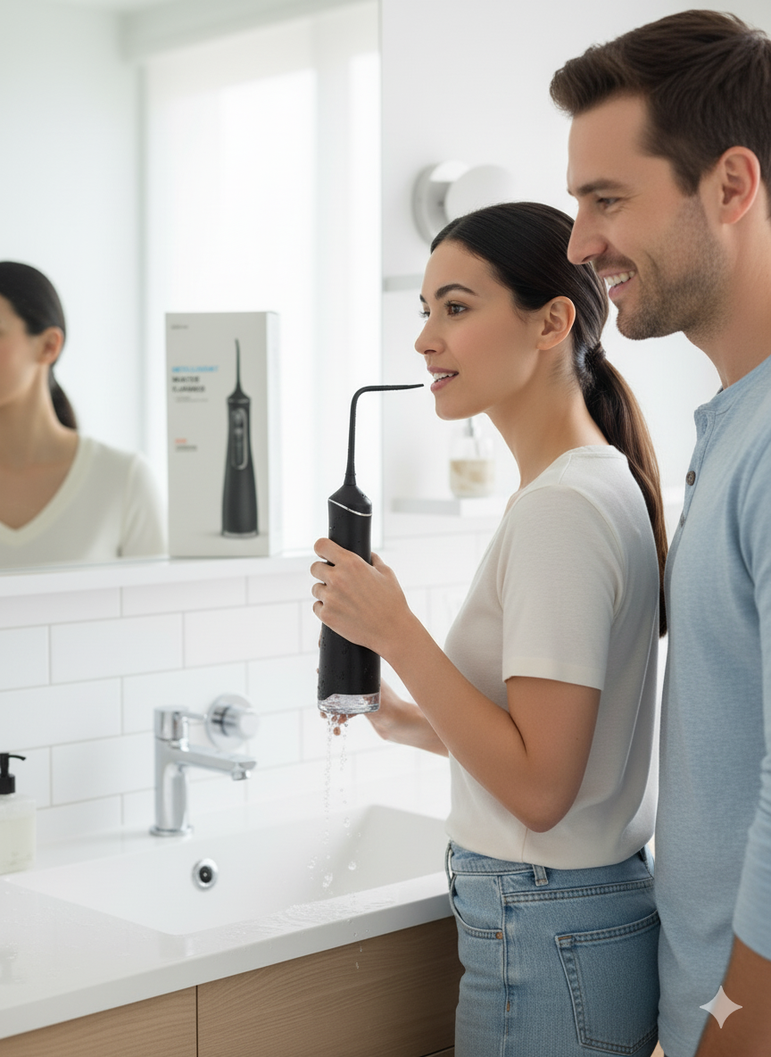 Intelligent Water Flosser – Customizable Pressure and; Sleek Design