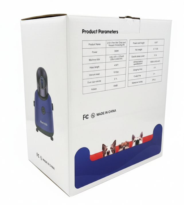 2-in-1 Pet Grooming Vacuum & Dryer - Professional Dog Cat Hair Removal System a