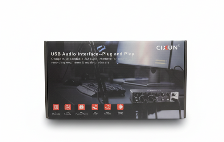 CIXUN USB Audio Interface – Plug & Play Studio Clarity