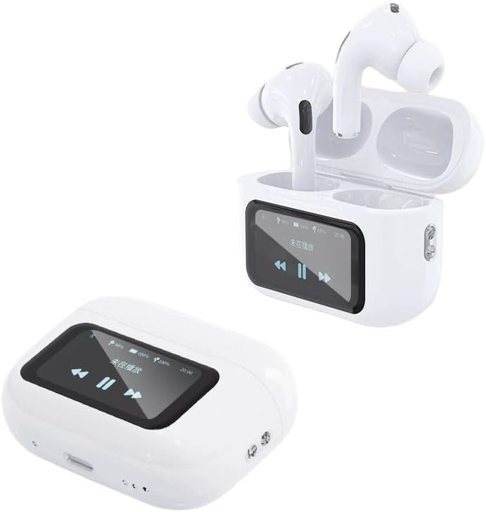 LOOPGANEN in-Ear Wireless Bluetooth 5.4 Headset in Pearl White
