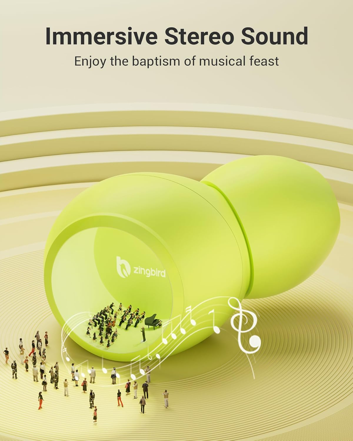 Wireless Earbuds featuring advanced Bluetooth 5.4 technology for seamless, stable connections