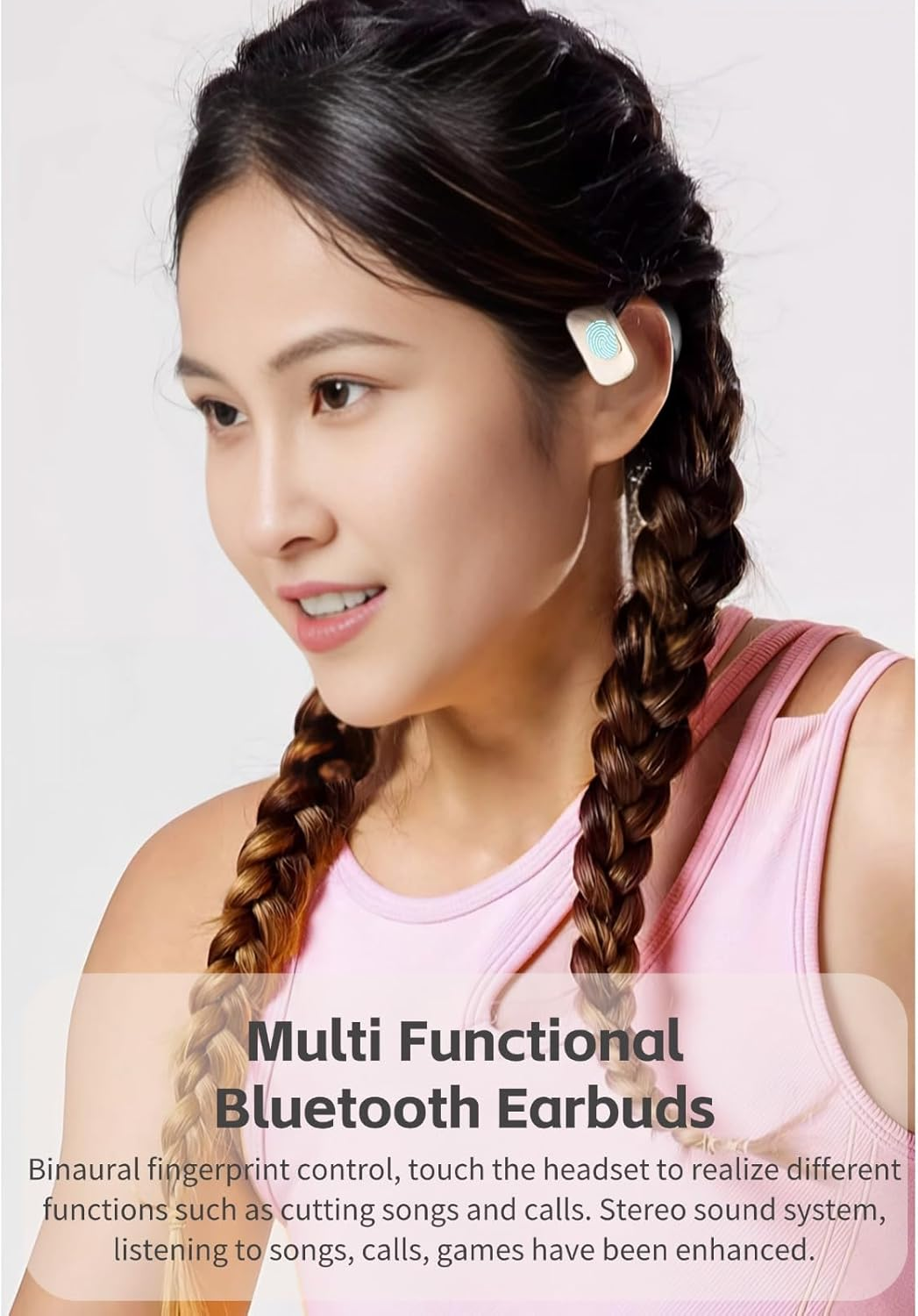 BL02 Language Translator Earbuds - 144 Languages Bluetooth 5.3 with Noise Cancelling