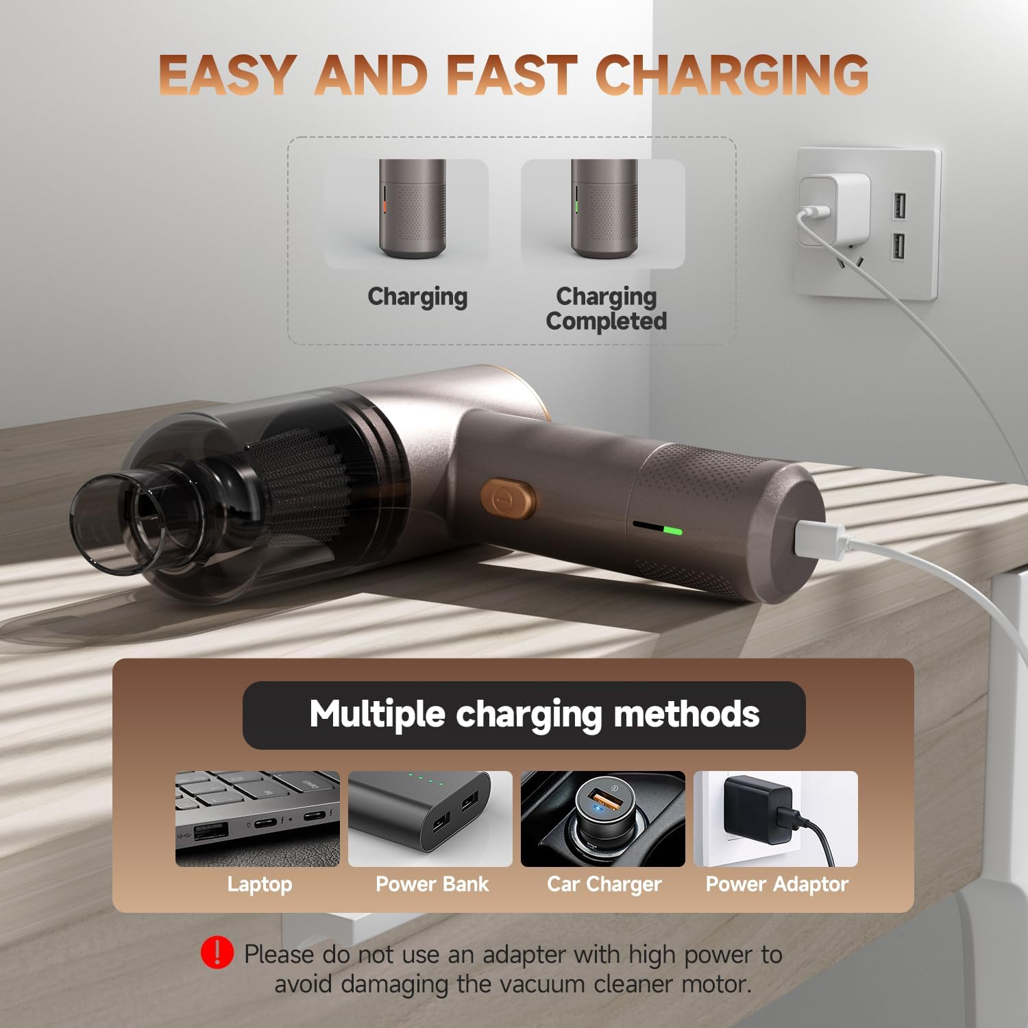 3-in-1 Handheld Cordless Vacuum - 16000PA Powerful Suction | Exquisite Deal Shop