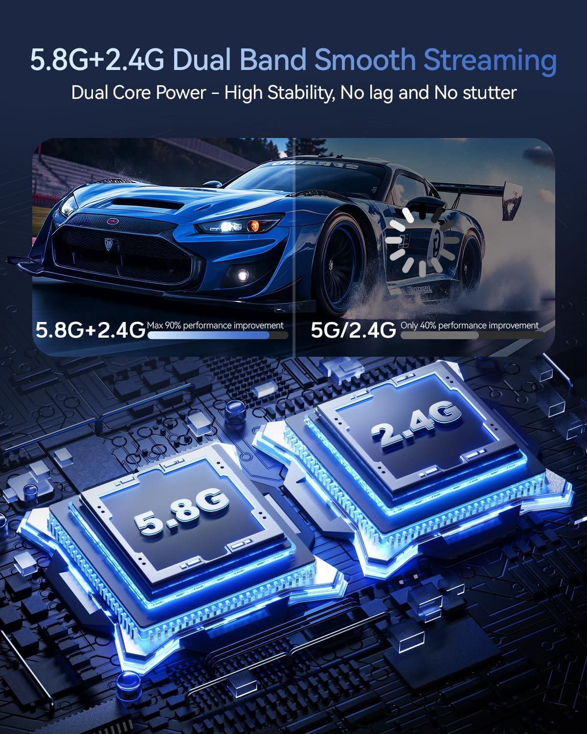 2025 Latest Generation Wireless HDMI Transmitter and Receiver 4