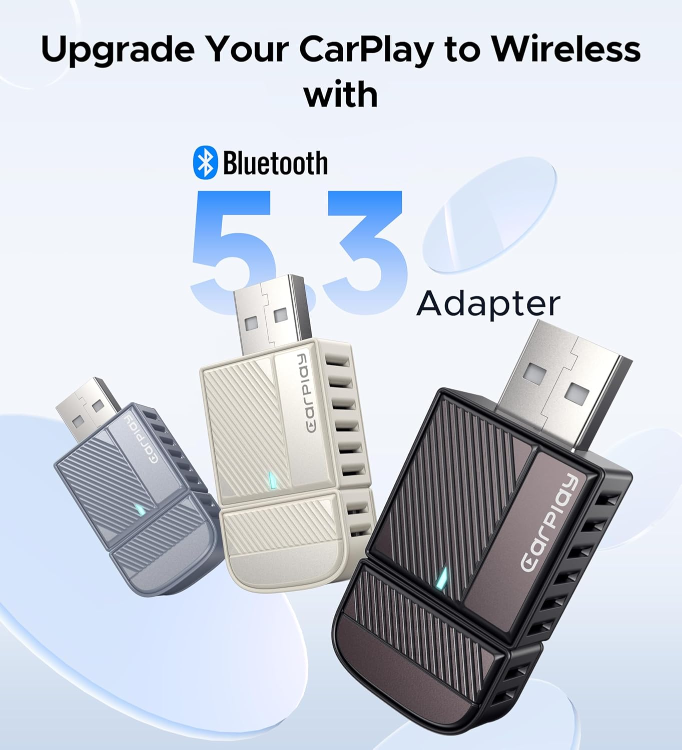 Apple Wireless CarPlay Adapter - Upgrade Wired to Wireless for iPhone 6+