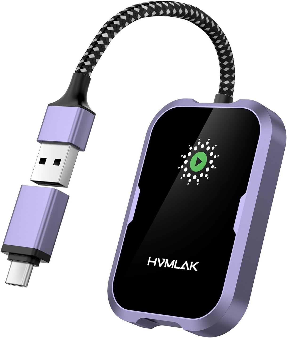 AIR360 Apple Wireless CarPlay Adapter - Bluetooth 5.4 WiFi 6.0 Metal Shell