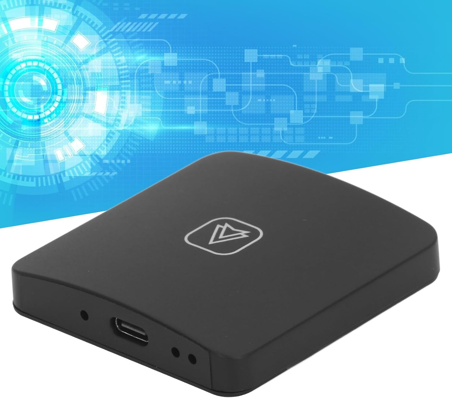 Wireless CarPlay Android Auto Adapter - 2-in-1 USB-C Plug & Play Dongle