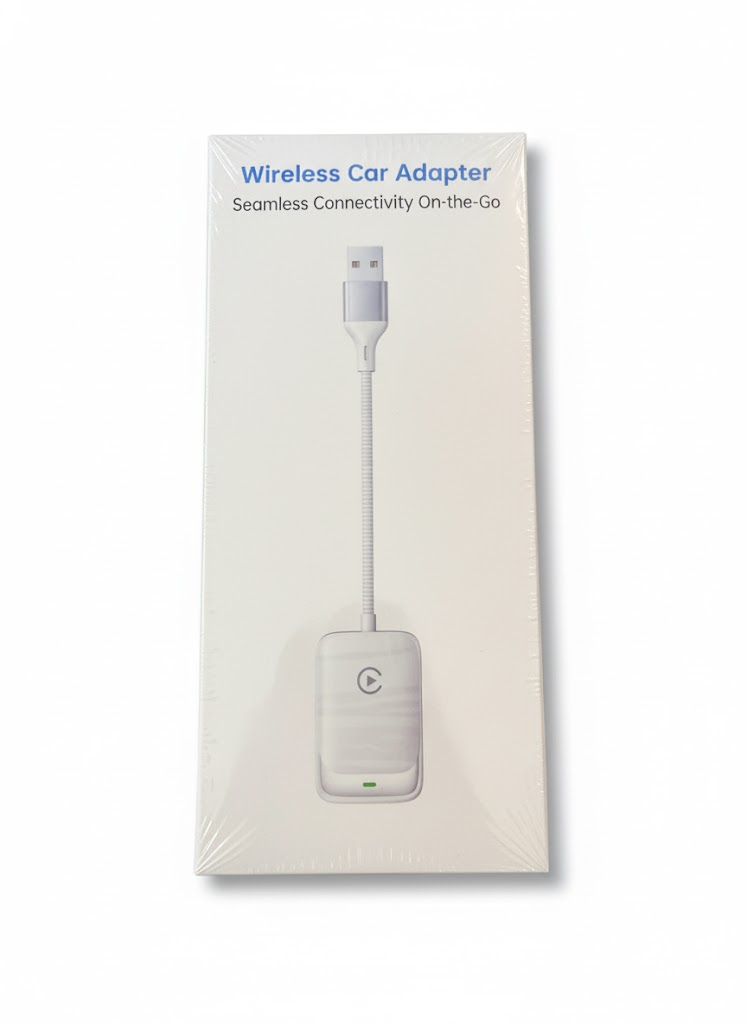 Wireless CarPlay Adapter – Plug & Play for iPhone iOS 10+ (Wired to Wireless Upgrade)