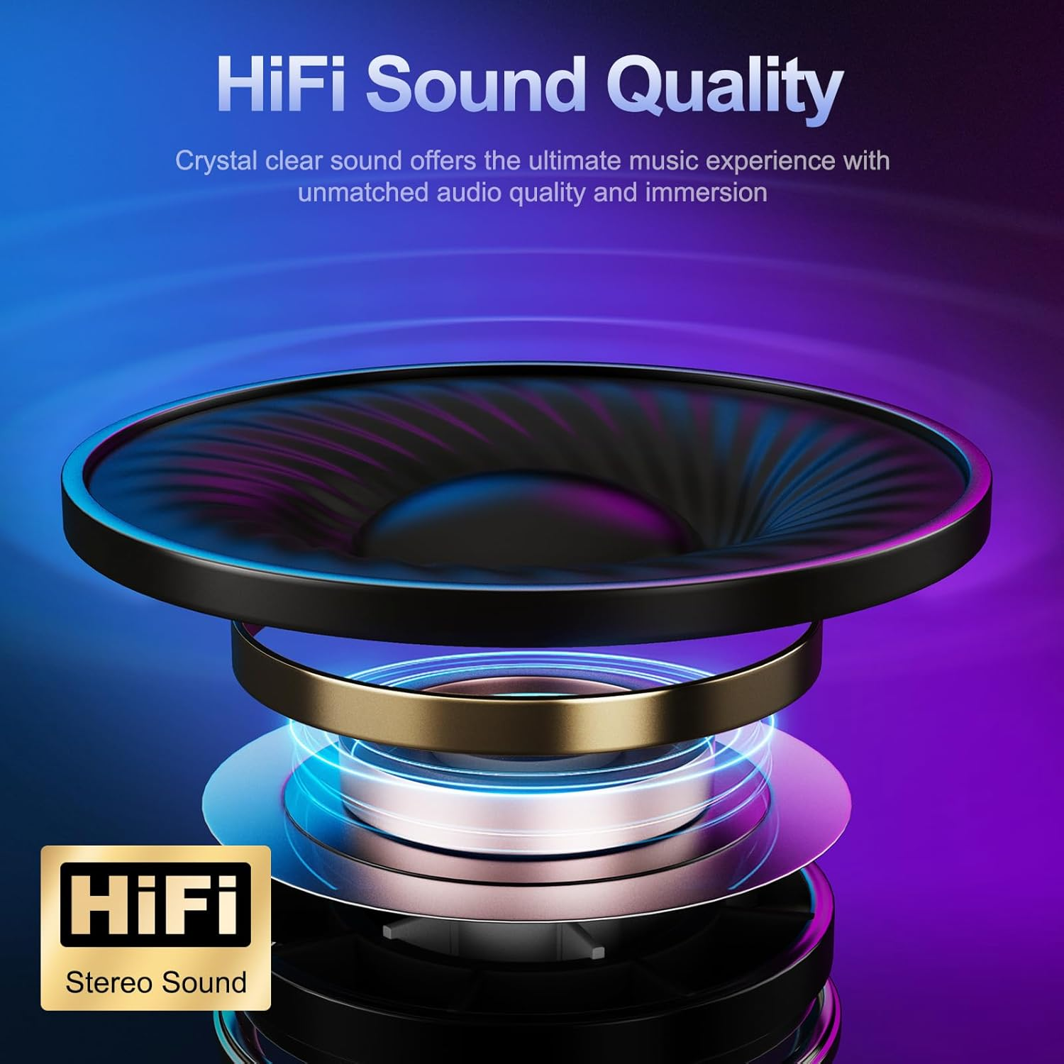 Bluedee Bluetooth 5.3 Computer Speakers with RGB Lighting - USB Powered