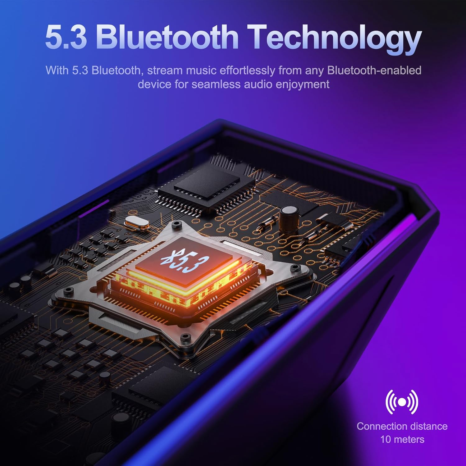 Bluedee Bluetooth 5.3 Computer Speakers with RGB Lighting - USB Powered