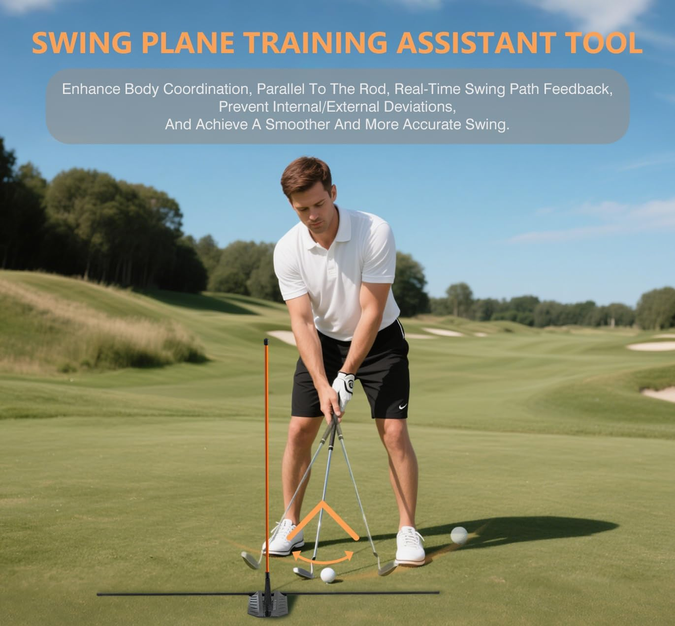 Golf Alignment Stick Holder - Training Aid for Swing & Putting | Exquisite Deal Shop