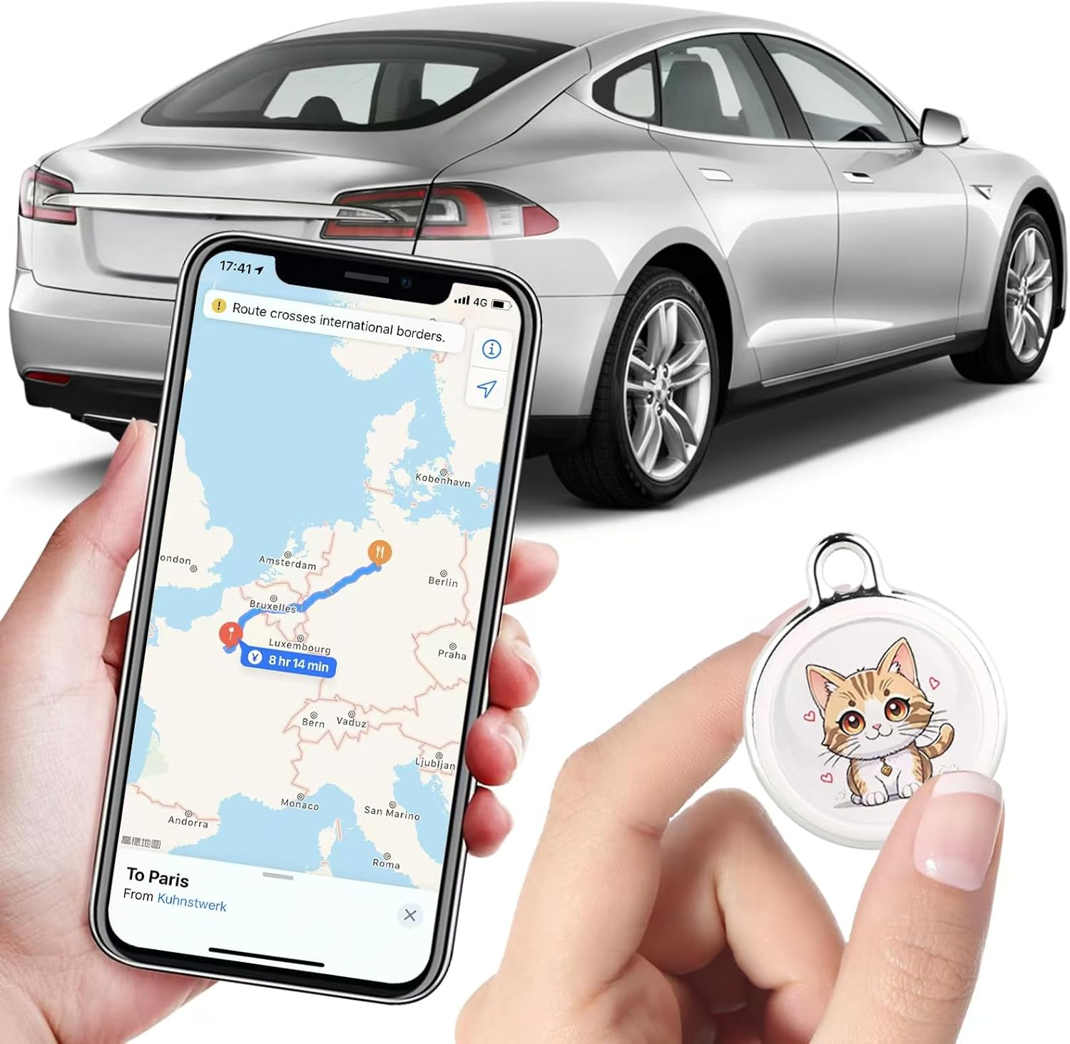 2025 GPS Tracker - Real-Time Global Tracking for Vehicles, Kids & Pets | No Monthly Fees