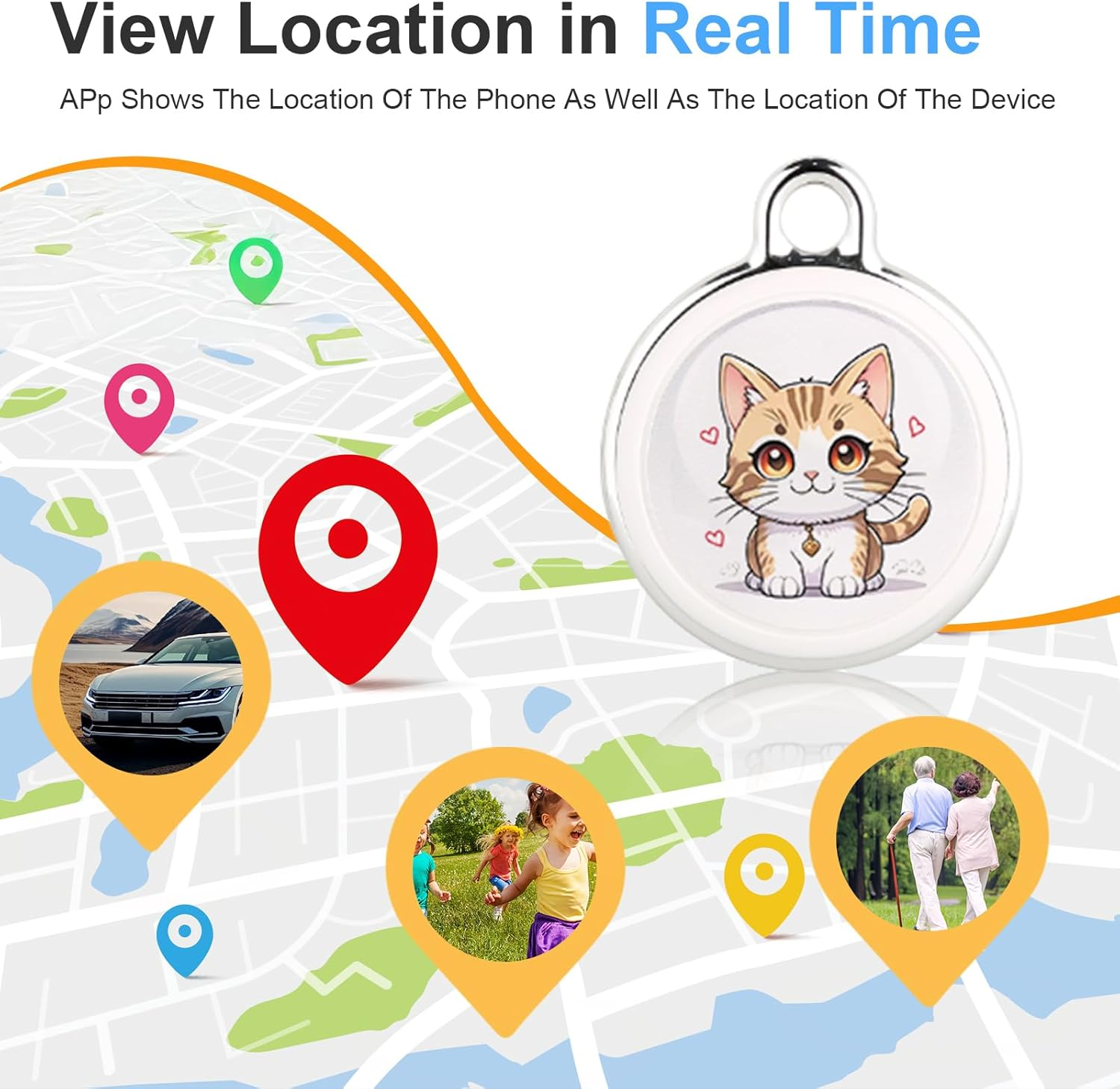 2025 GPS Tracker - Real-Time Global Tracking for Vehicles, Kids & Pets | No Monthly Fees