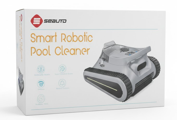Seauto Robotic Wall Climbing Pool Cleaner Brand New 2024 Model “The Crab" ap