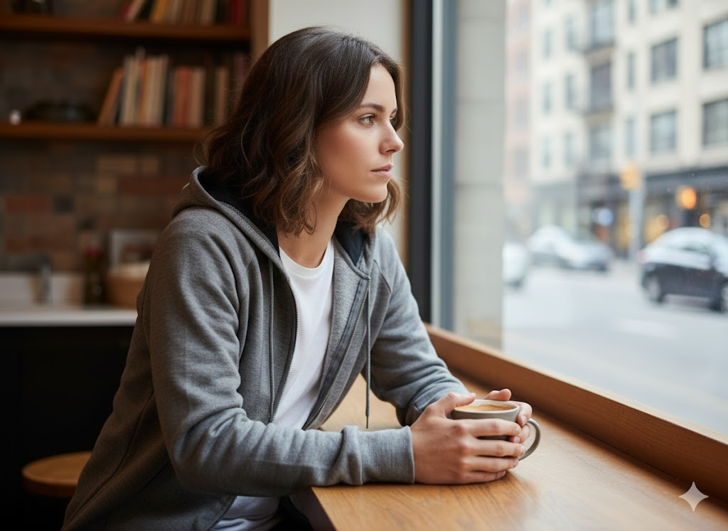 Women's Hoodie Large - Bold Comfortable Pullover Sweatshirt