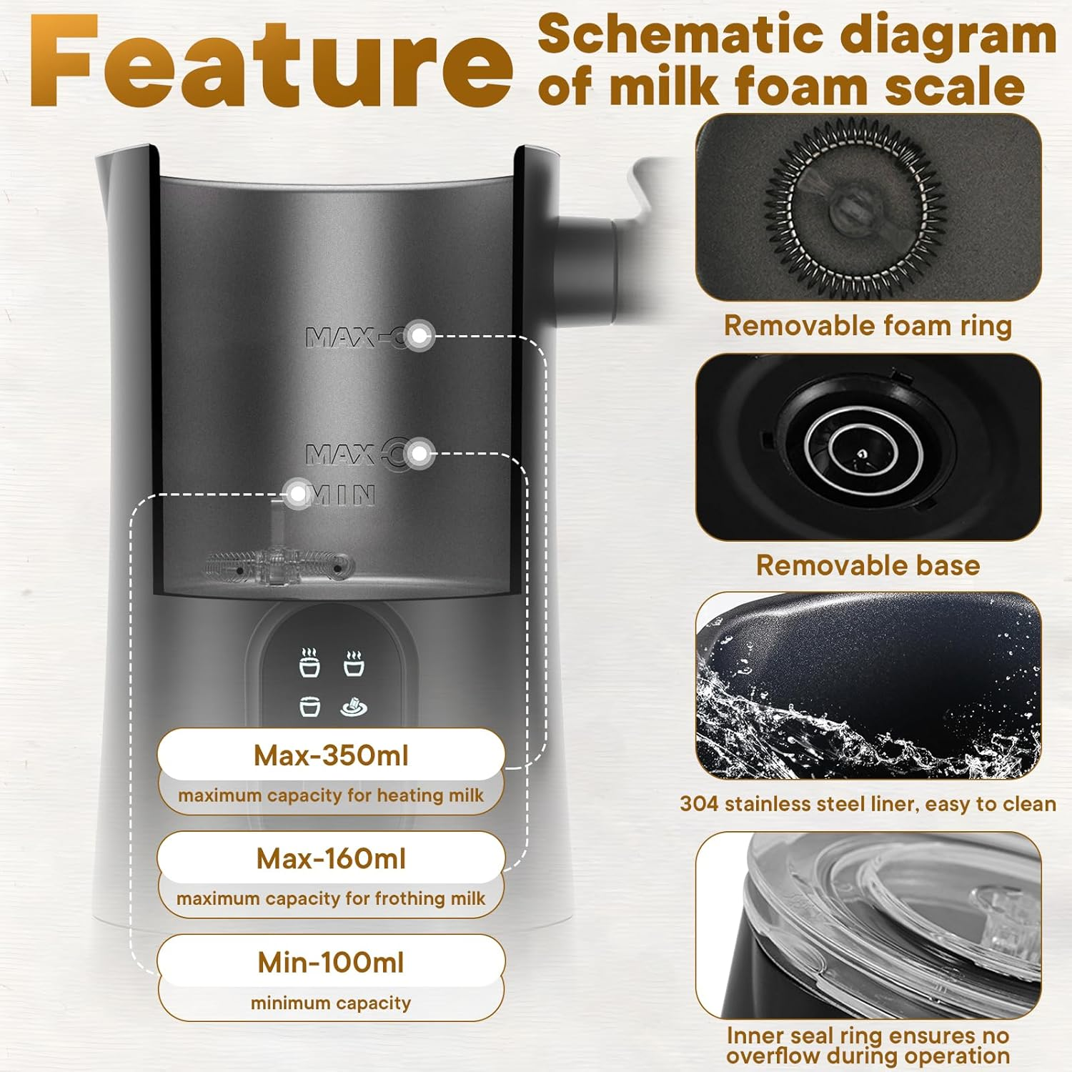 Electric Milk Frother - Handheld Foam Maker for Latte Art & Cappuccinos