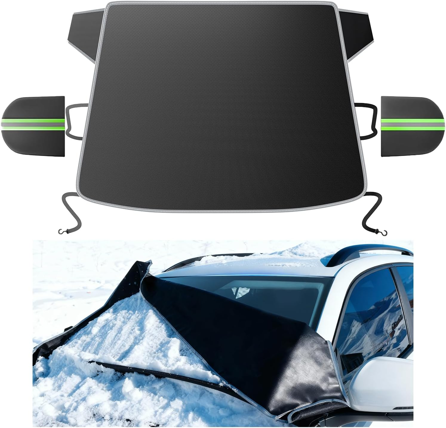 Purehorizon Car Windshield Snow Cover - Heavy Duty Winter Protection | Fits Most Cars & SUVs