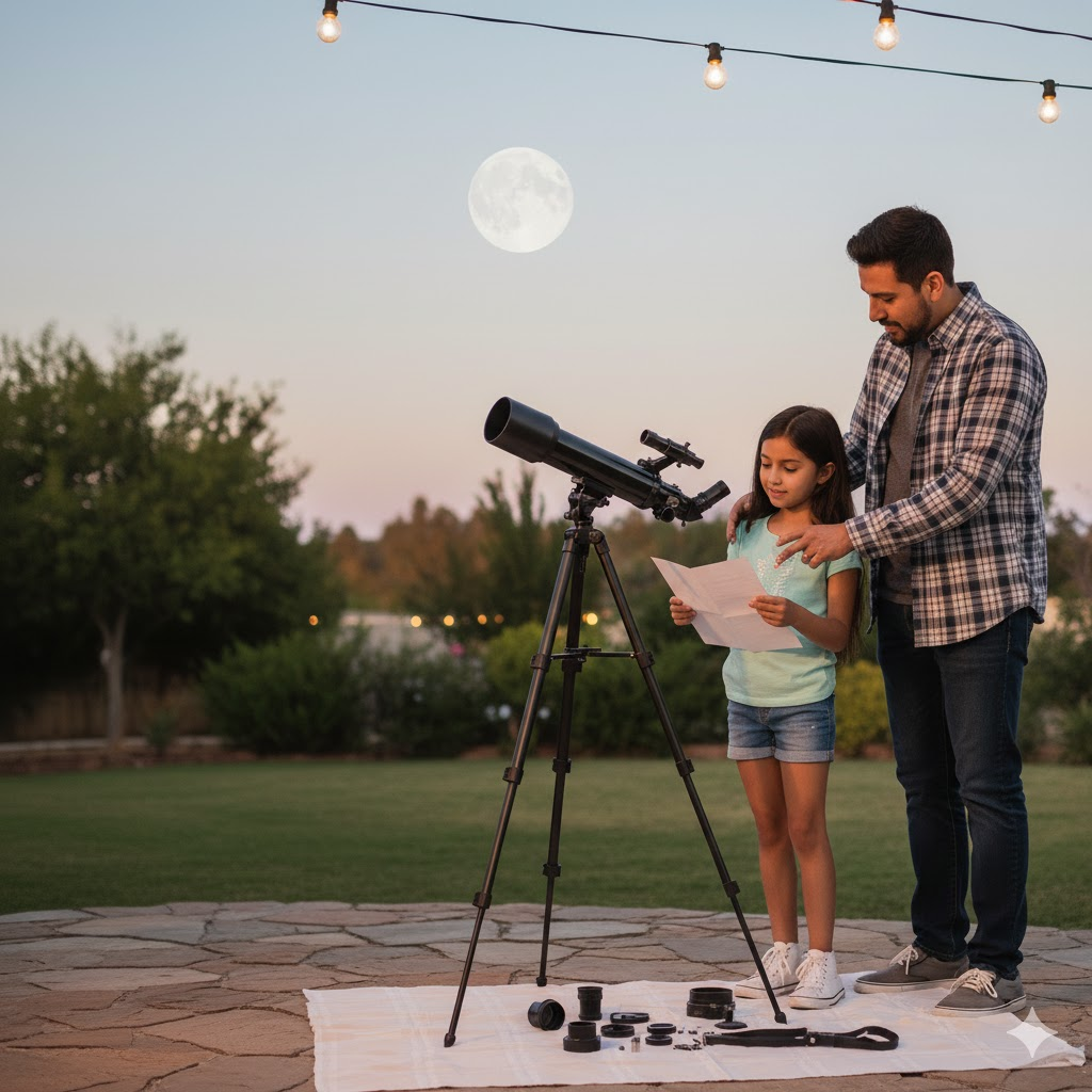 70mm Aperture Telescope 70500 - 500mm - Professional Astronomy Telescope for Kids & Adults