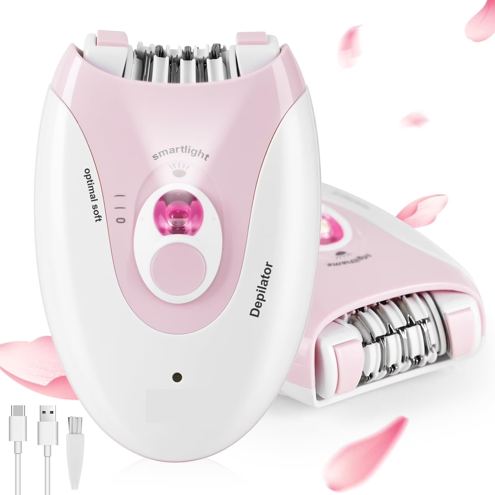 Keda Smooth Glide Epilator for Women - Facial & Body Hair Removal Device