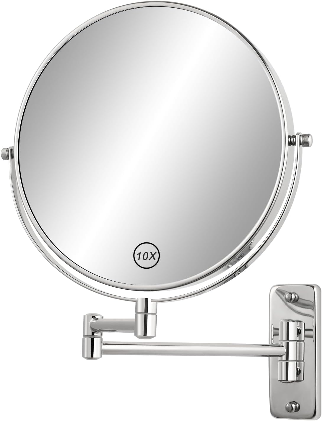 Wall-Mounted Bathroom Mirror - Modern Makeup & Vanity Mirror with Crystal Clear Reflection