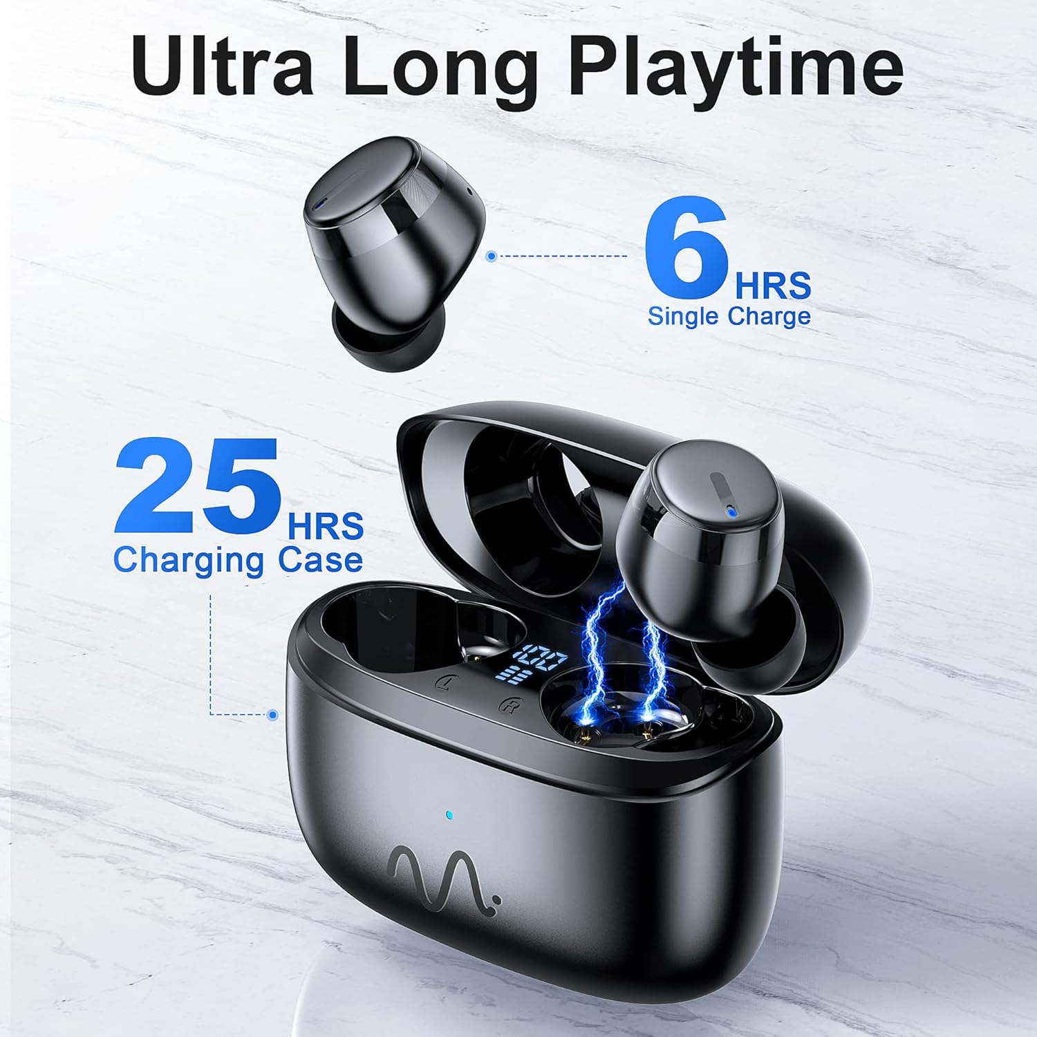 KITONE GUSGU True Wireless Earbuds - Bluetooth Headphones with Premium Sound