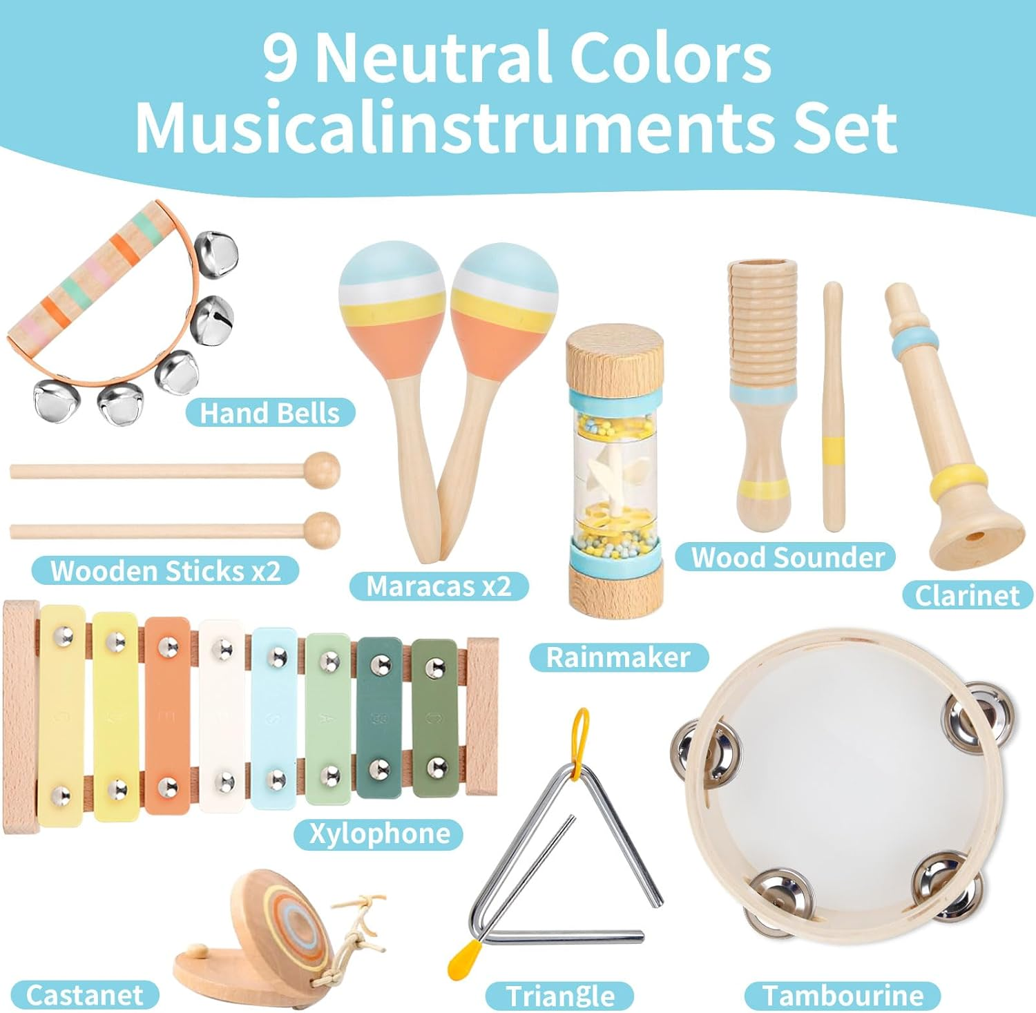 Musical Instrument Set for Kids - Educational Toy with Multiple Instruments