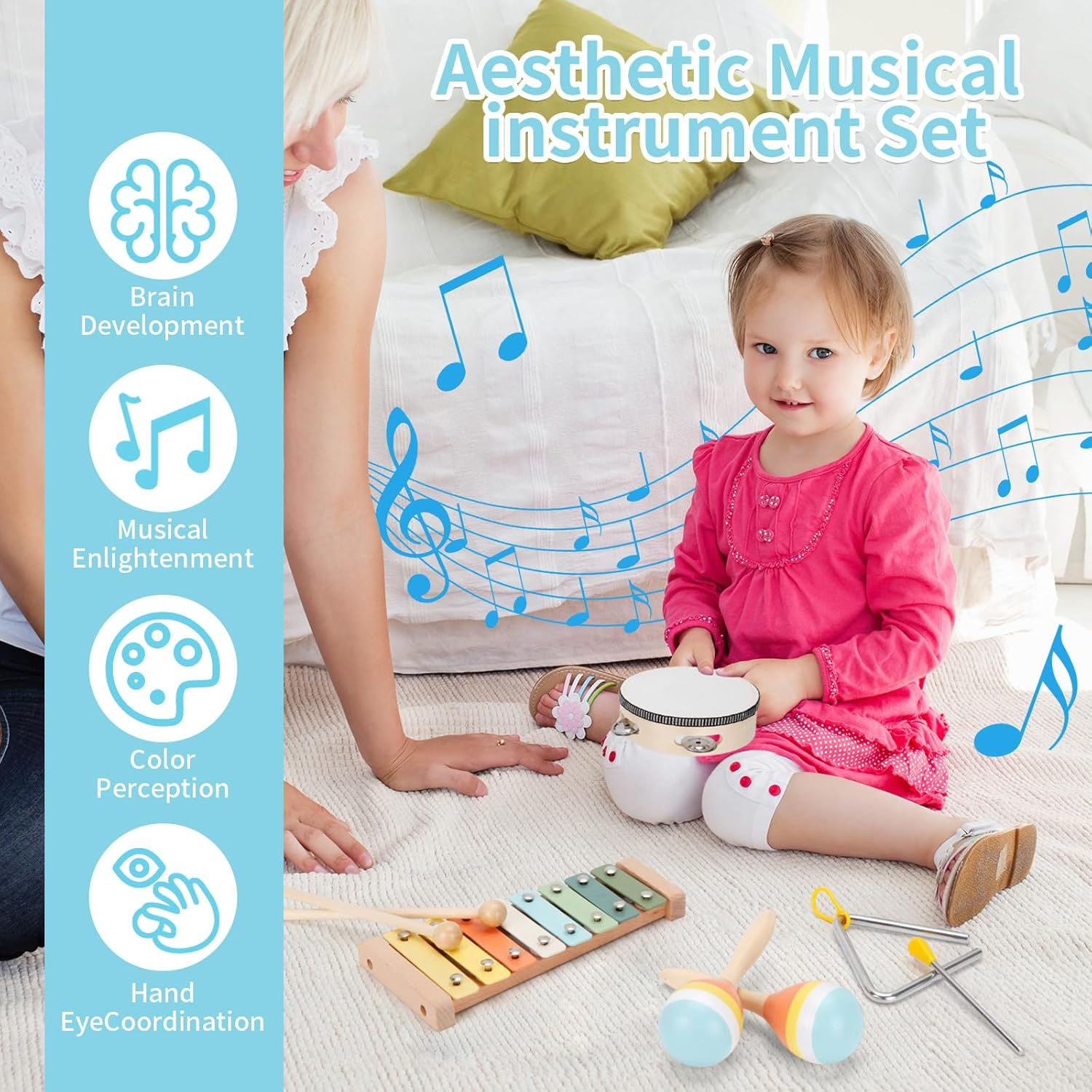 Musical Instrument Set for Kids - Educational Toy with Multiple Instruments