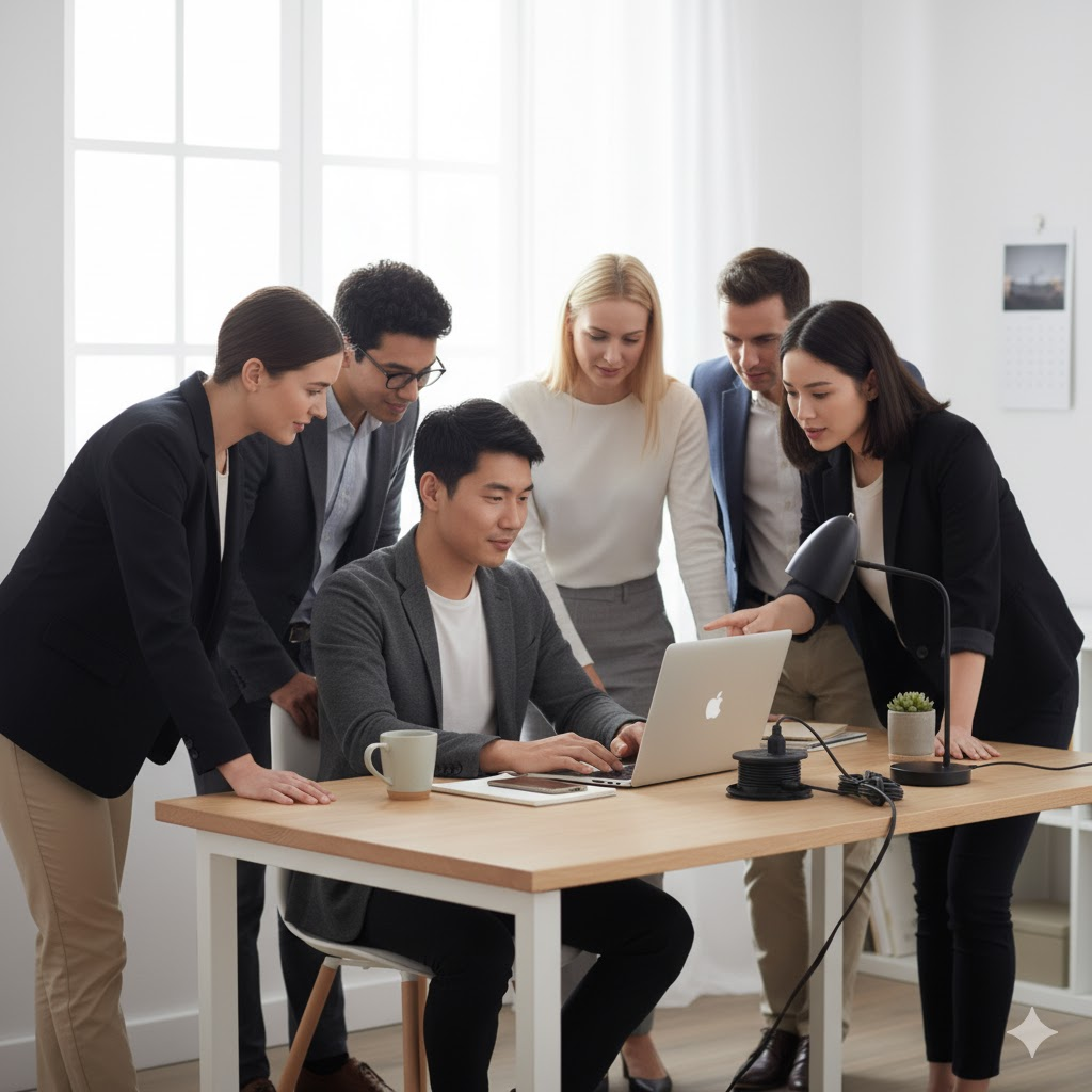 Recessed Desk Adapter - Universal Mounting Solution for Workspace Equipment