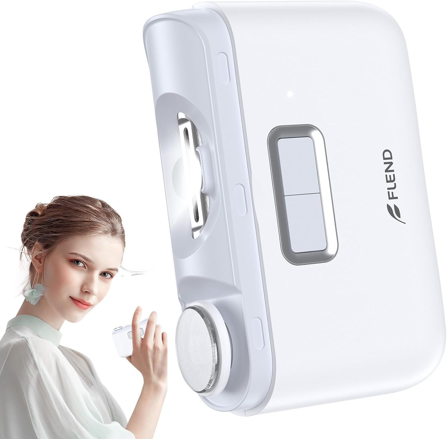 Electric Nail Clipper Set - Rechargeable 2-Speed LED Manicure Kit for Kids, Adults & Seniors
