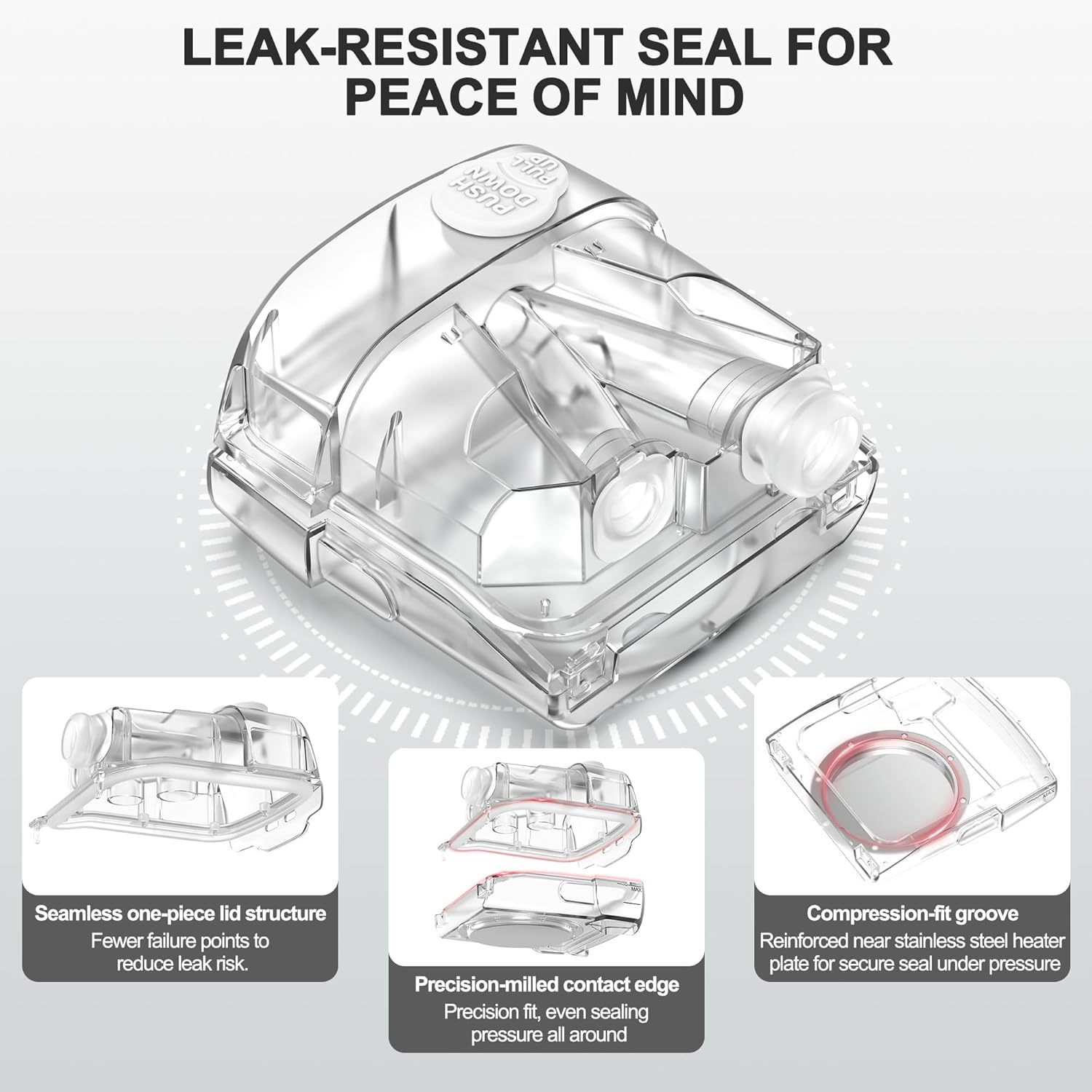 Water Chamber for AirSense 11 & AirCurve 11 - Leak-Proof CPAP Humidifier Tank