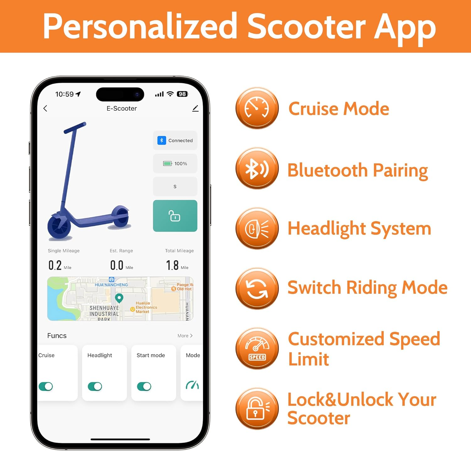 MAXSHOT V-1  Electric Scooter for Adults - 350W/500W Motor, 28 Mile Range, Dual Suspension