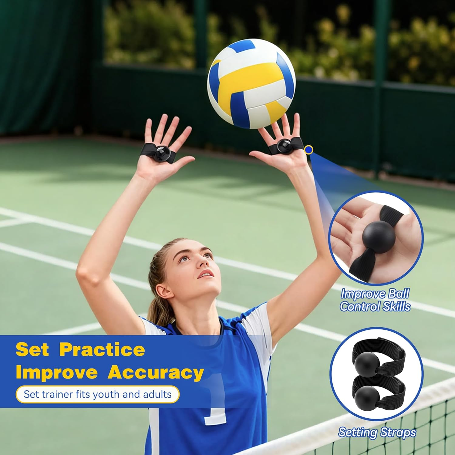 Volleyball Training Equipment Kit - Complete Aid Set for Beginners & Athletes