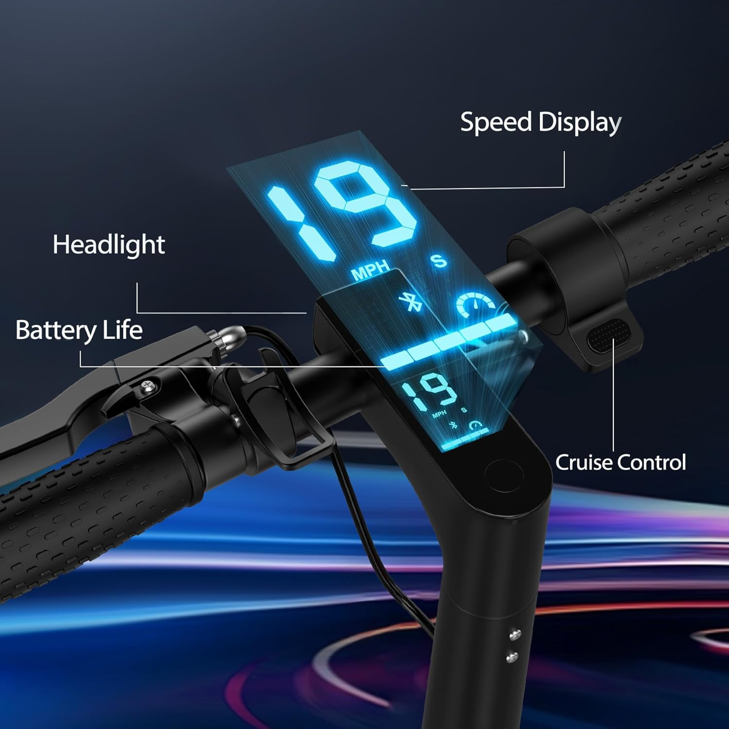 MAXSHOT Electric Scooter for Adults, 8.5/10/14" Tires, 19/22Mph, 350W/500W Motor, 21-28 Miles Range, Folding E-Scooter with Dual Suspension