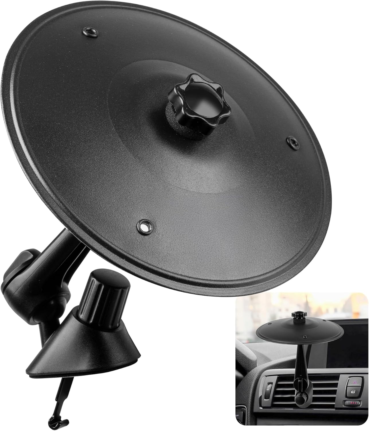 Car Cymbal Air Vent - Mini Drum Cymbal with Crisp Metallic Sound for Music Lovers & Drummers
