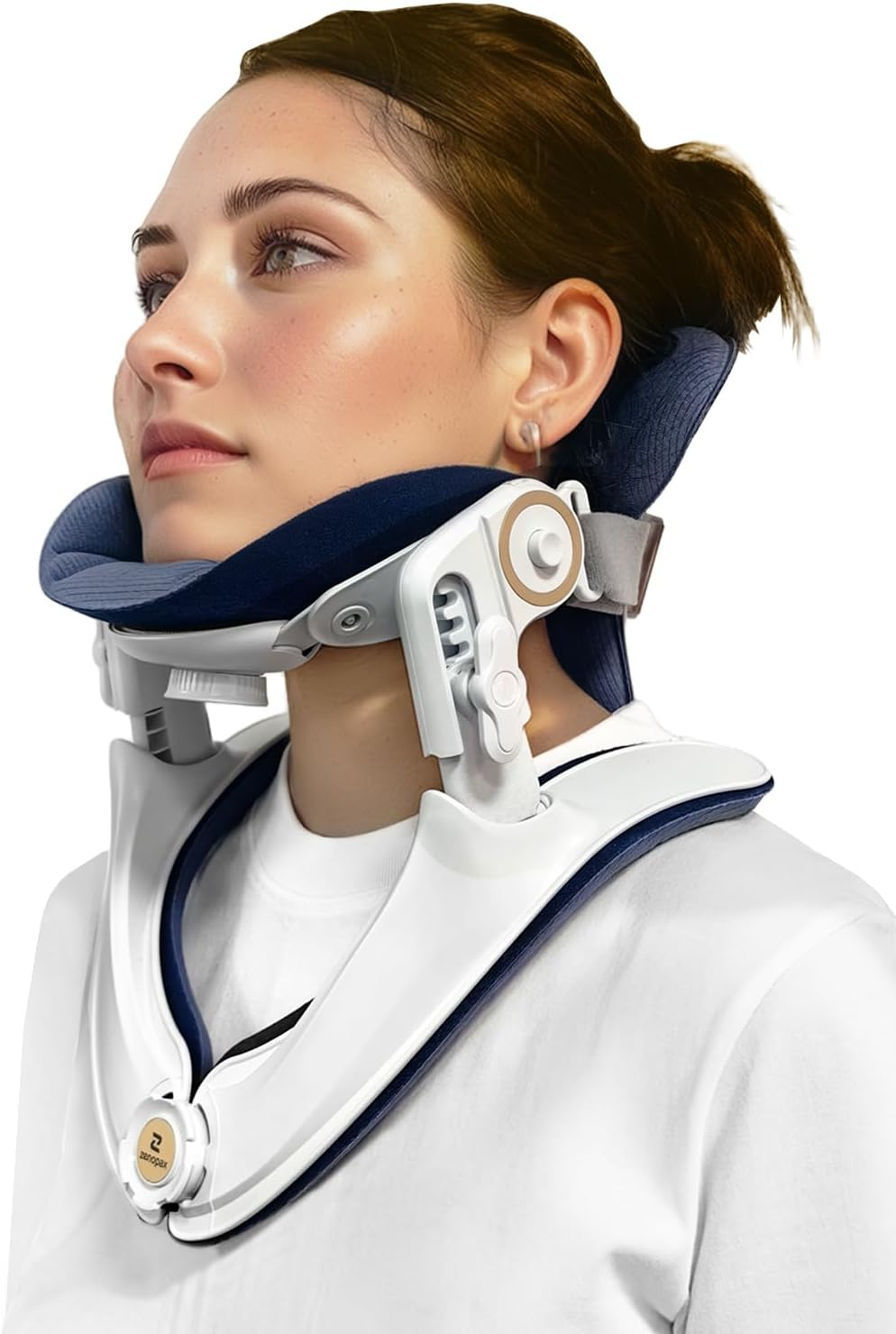 Cervical Traction Device for Neck Pain Relief - Adjustable Neck Stretcher for Home Use