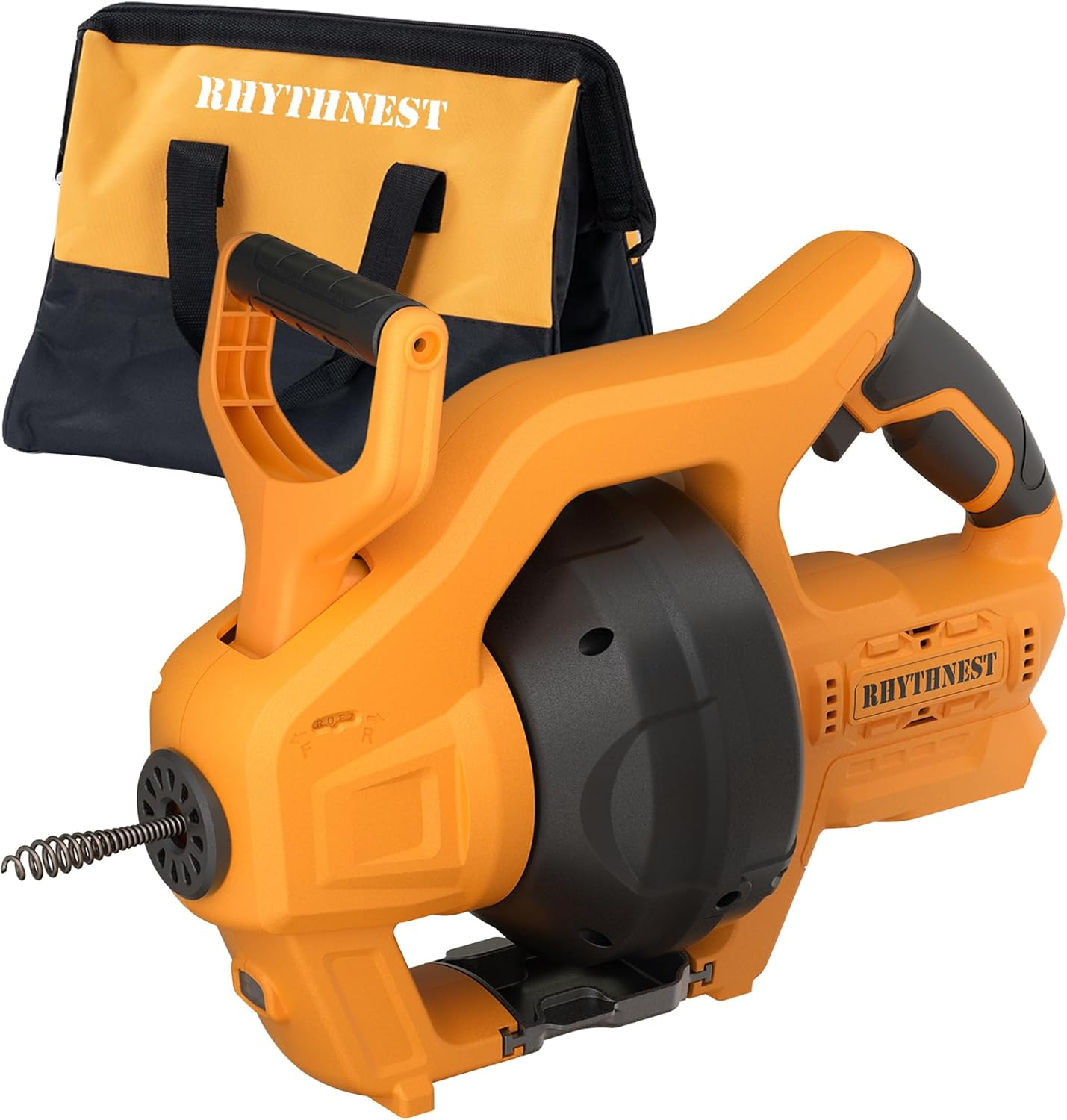 Cordless Drain Auger 25ft Steel Cable for DEWALT 20V - Professional Drain Snake for Clogs