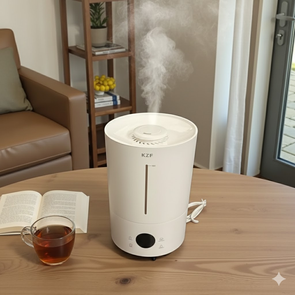 KZF Ultrasonic Humidifier - Deerma Cool Mist Humidifier for Home & Office