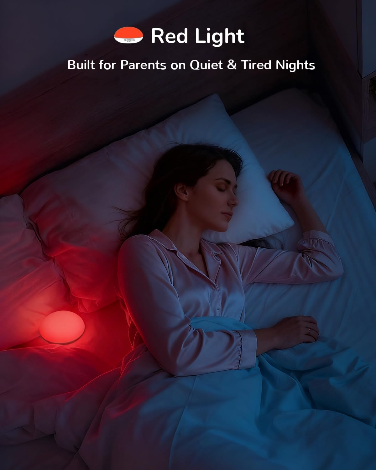 Baby Night Light for Nursery - Portable Rechargeable LED Nightlight with Timer, Dimmable Soft Glow for Feeding and Diaper Changes