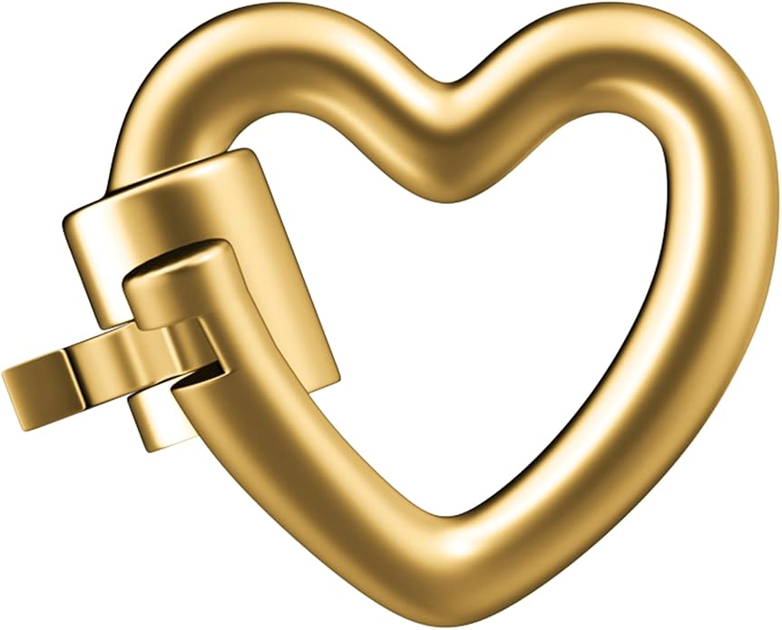 Permanent Bracelet Kit with Locking Heart Clasp - DIY Friendship Bracelets for Couples, Friends & Family - Unique Anniversary & Bonding Jewelry Set